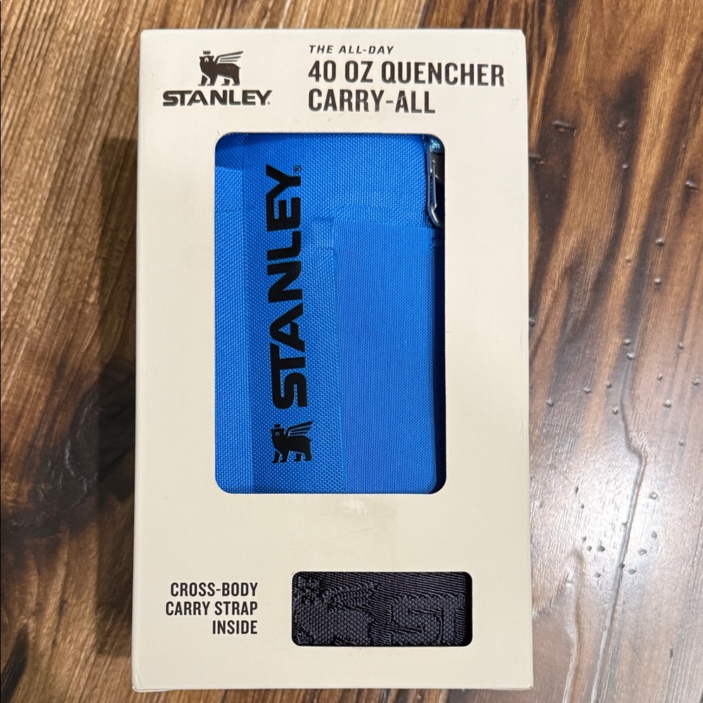 Stanley Quencher Carry-All 40oz Companion Sling Azure Blue Cross-Body NEW